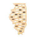 Illinois Wine Cork Map