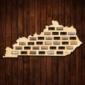 Kentucky Wine Cork Map