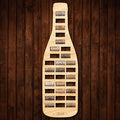 Wine Bottle Wine Cork Map