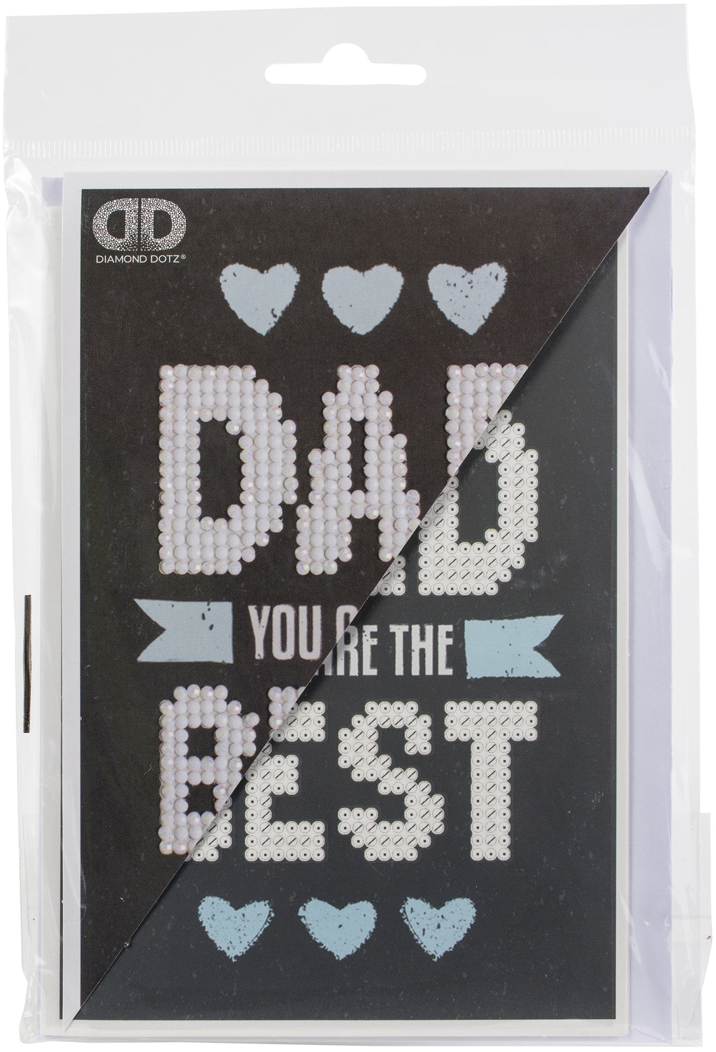 Diamond Dotz Diamond Art Greeting Card Kit 5"X7"-Best Dad