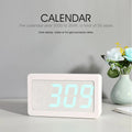 Digital LED RGB Alarm Clock Temperature Display with 115 Colors White