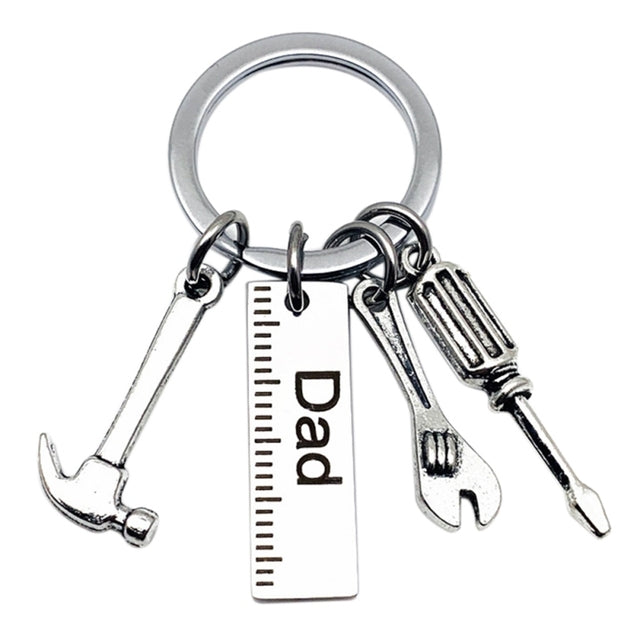 New Dad Letters Keychains